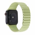 Two Loop Magnetic Watch Band For Apple Watch Ultra 49mm&Watch Ultra 2 49mm / Series 9&8&7 45mm / SE 3&SE 2&6&SE&5&4 44mm / 3&2&1 42mm (Grass Green) - 1