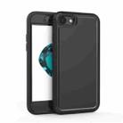 360 All-inclusive Shockproof Precise Hole PC + TPU Protective Case For iPhone SE 2022 / SE 2020 / 8 / 7(Black) - 1