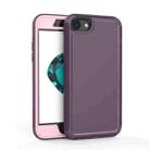 For iPhone SE 2022 / SE 2020 / 8 / 7 360 All-inclusive Shockproof Precise Hole PC + TPU Protective Case(Purple) - 1