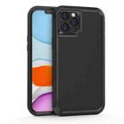 For iPhone 12 Pro 360 All-inclusive Shockproof Precise Hole PC + TPU Protective Case(Black) - 1
