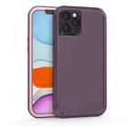 For iPhone 12 Pro 360 All-inclusive Shockproof Precise Hole PC + TPU Protective Case(Purple) - 1