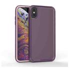 For iPhone X / XS 360 All-inclusive Shockproof Precise Hole PC + TPU Protective Case(Purple) - 1