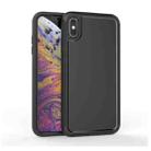 For iPhone XS Max 360 All-inclusive Shockproof Precise Hole PC + TPU Protective Case(Black) - 1