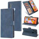 For Samsung Galaxy A11 Fantasy Classic Skin-feel Calfskin Texture Magnetic Buckle Horizontal Flip PU Leather Case with Holder & Card Slot & Wallet(Blue) - 1