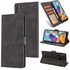 For Samsung Galaxy A21 Fantasy Classic Skin-feel Calfskin Texture Magnetic Buckle Horizontal Flip PU Leather Case with Holder & Card Slot & Wallet(Black) - 1