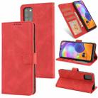 For Samsung Galaxy A31 Fantasy Classic Skin-feel Calfskin Texture Magnetic Buckle Horizontal Flip PU Leather Case with Holder & Card Slot & Wallet(Red) - 1