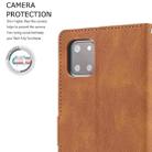 For Samsung Galaxy A81 /Note10 Lite Fantasy Classic Skin-feel Calfskin Texture Magnetic Buckle Horizontal Flip PU Leather Case with Holder & Card Slot & Wallet(Brown) - 7