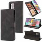 For Samsung Galaxy A51 Fantasy Classic Skin-feel Calfskin Texture Magnetic Buckle Horizontal Flip PU Leather Case with Holder & Card Slot & Wallet(Black) - 1