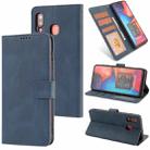 For Samsung Galaxy A20 / A30 Fantasy Classic Skin-feel Calfskin Texture Magnetic Buckle Horizontal Flip PU Leather Case with Holder & Card Slot & Wallet(Blue) - 1