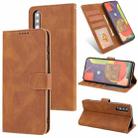 For Samsung Galaxy A50s Fantasy Classic Skin-feel Calfskin Texture Magnetic Buckle Horizontal Flip PU Leather Case with Holder & Card Slot & Wallet(Brown) - 1