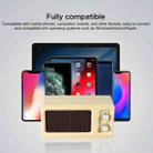 D60 Subwoofer Wooden Bluetooth 4.2 Speaker, Support TF Card & 3.5mm AUX & U Disk Play(Yellow) - 11