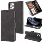 For iPhone 12 mini Fantasy Classic Skin-feel Calfskin Texture Magnetic Buckle Horizontal Flip PU Leather Case with Holder & Card Slot & Wallet (Black) - 1