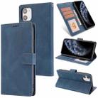 For iPhone 11 Pro Max Fantasy Classic Skin-feel Calfskin Texture Magnetic Buckle Horizontal Flip PU Leather Case with Holder & Card Slot & Wallet (Blue) - 1