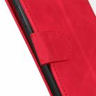 For OnePlus Nord N100 KHAZNEH Retro Texture PU + TPU Horizontal Flip Leather Case with Holder & Card Slots & Wallet(Red) - 7