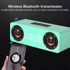 M5 Subwoofer Wooden Bluetooth 4.2 Speaker, Support TF Card & 3.5mm AUX & FM(Graffiti Color) - 4