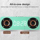 M5 Subwoofer Wooden Bluetooth 4.2 Speaker, Support TF Card & 3.5mm AUX & FM(Graffiti Color) - 5