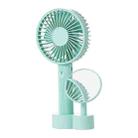 P8 Detachable Handheld Charging Fan with Makeup Mirror (Green) - 1