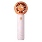 MF062 Mini Handheld Lollipop Electric Fan (Orange) - 1