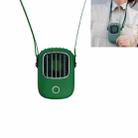 USB Charging Fan Portable Mini Hanging Neck Fan with 3 Speed Control(Green) - 1