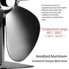 YL-106 5-Blade High Temperature Aluminum Heat Powered Fireplace Stove Fan(Bronze) - 5