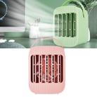 Portable Home Desktop Silent Mini Chargeable Fan (Pink) - 1