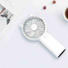 WT-F30 Multi-function Adjustable USB Charging Handheld Electric Fan, 4 Speed Control (White) - 1