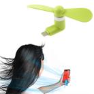 Fashion USB 3.1 Type-C Port Mini Fan with Two Leaves, For Mobile Phones with OTG Function(Black) - 7