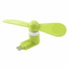 Fashion USB 3.1 Type-C Port Mini Fan with Two Leaves, For Mobile Phone with OTG Function(Green) - 2