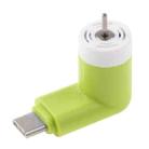 Fashion USB 3.1 Type-C Port Mini Fan with Two Leaves, For Mobile Phone with OTG Function(Green) - 3