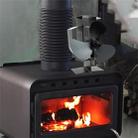 3-Blade Aluminum Heat Powered Fireplace Stove Fan - 5