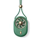 WK WT-F20 USB Charging Hanging Neck Desktop Folding Handheld Fan (Green) - 1