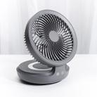 edon E808 Foldable USB Charging Wireless Suspended Air Circulation Electric Fan (Grey) - 1