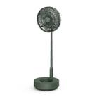 edon E908 Household Retractable Folding Remote Control Small Electric Fan, Basis Version (Green) - 1