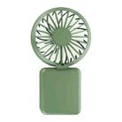 4W USB Interface 3-speed Control Rechargeable Portable Hanging Bag Handheld Fan (Green) - 1