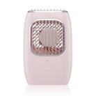 D302 4W USB Interface 3-speed Control Rechargeable Hanging Neck Type Portable Handheld Fan (Pink) - 1