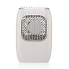 D302 4W USB Interface 3-speed Control Rechargeable Hanging Neck Type Portable Handheld Fan (White) - 1