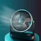 F701 Desktop Electric Fan with LED Display (Green) - 1