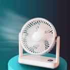 F701 Desktop Electric Fan with LED Display (White) - 1