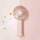 Benks F22 Handheld Portable Pocket Fan with Base (Pink) - 1