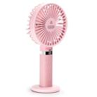 S8 Portable Mute Handheld Desktop Electric Fan, with 3 Speed Control (Pink) - 6