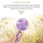 S8 Portable Mute Handheld Desktop Electric Fan, with 3 Speed Control (Pink) - 12