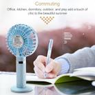 S8 Portable Mute Handheld Desktop Electric Fan, with 3 Speed Control (Pink) - 13