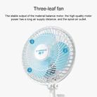 220V Portable Household Dormitory Mute Clip Base Mini Electric Fan, Remote Control Timing Version, Length: 3.5m - 4