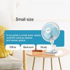 220V Portable Household Dormitory Mute Clip Base Mini Electric Fan, Remote Control Timing Version, Length: 3.5m - 7