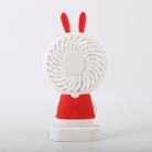 Rabbit Shape Portable Cute USB Charging Desktop Electric Fan, Random Color Delivery - 1