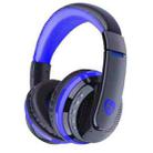 OVLENG MX666 Bluetooth 4.1 Stereo Headset Headphones with Mic, Support FM & TF Card, For iPhone, Galaxy, Huawei, Xiaomi, LG, HTC and Other Smart Phones(Blue) - 1