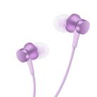 Original Xiaomi Mi In-Ear Headphones Basic Earphone with Wire Control + Mic, Support Answering and Rejecting Call(Purple) - 1