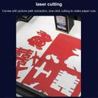 DAJA D3 10W 10000mW 23x28cm Engraving Area 360 Degrees Rotation Laser Engraver Carving Machine, UK Plug - 4