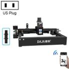 DAJA D3 10W 10000mW 23x28cm Engraving Area 360 Degrees Rotation Laser Engraver Carving Machine, US Plug - 1