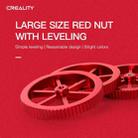 Creality Metal Red Hand Screwed Leveling Nut for Ender-3 / Ender-3 Pro / Ender-3 V2 / CR-10 Pro V2 3D Printer (Red) - 6